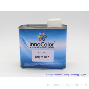 Innocolor Automotive Refinish Paint 1K сплошных цветов снотки красный